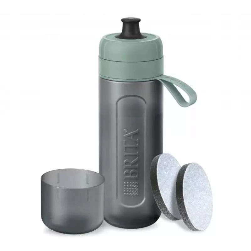 Brita Sports waterfilterfles Active donkergroen, groen