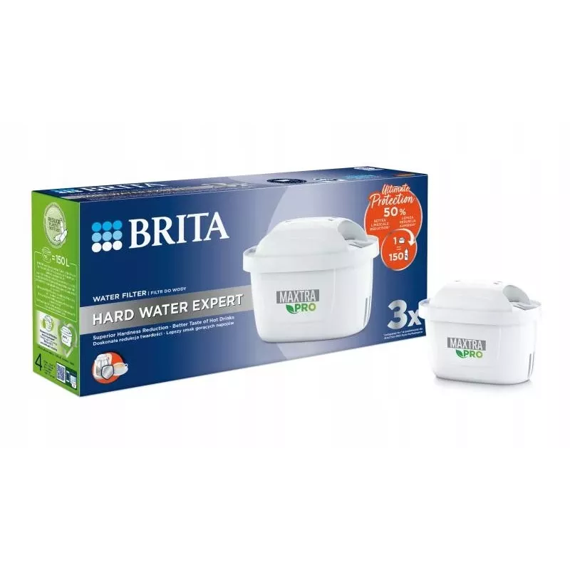Maxtra PRO Hard Water Expert vervangingscartridge 3 stuks