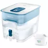 BRITA Flow 1052805 waterfilterdispenser met MAXTRA PRO Pure Performance-filterpatroon, 8,2 l (5,2 l gefilterd), blauw