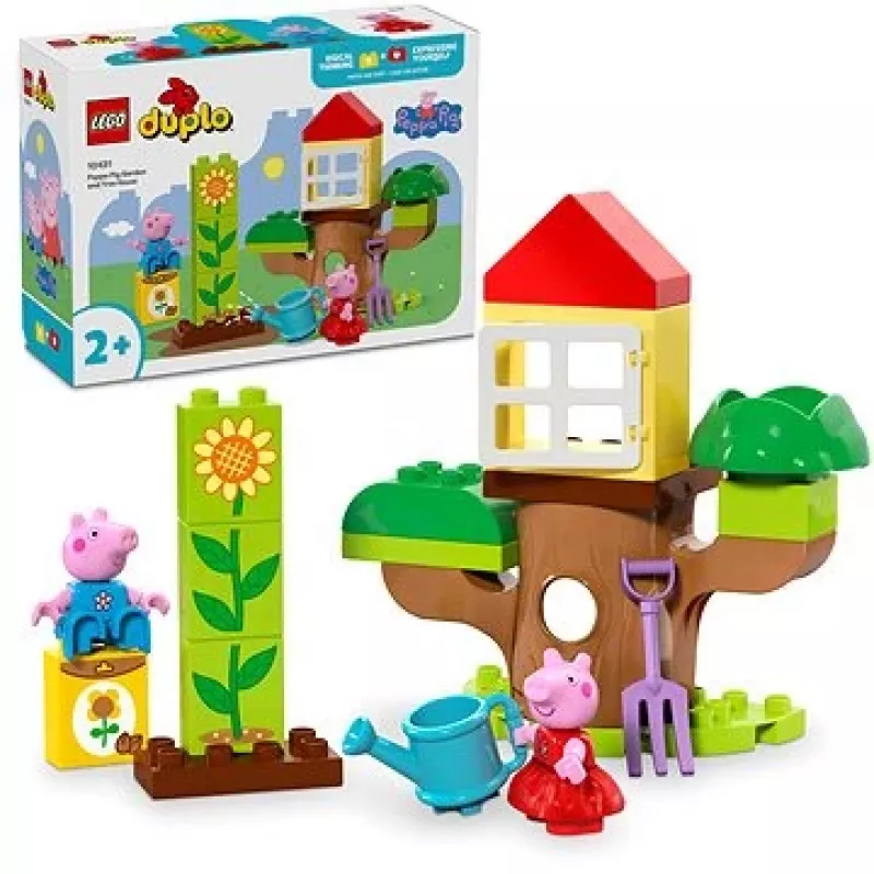 Lego 10431 Duplo Peppa Pig tuin en boomhut speelset