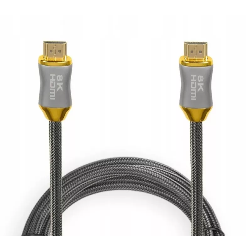 HDMI-kabel IBOX HD08 2 m, HDMI Type-A stekker-stekker, HDMI 2.1, zilver
