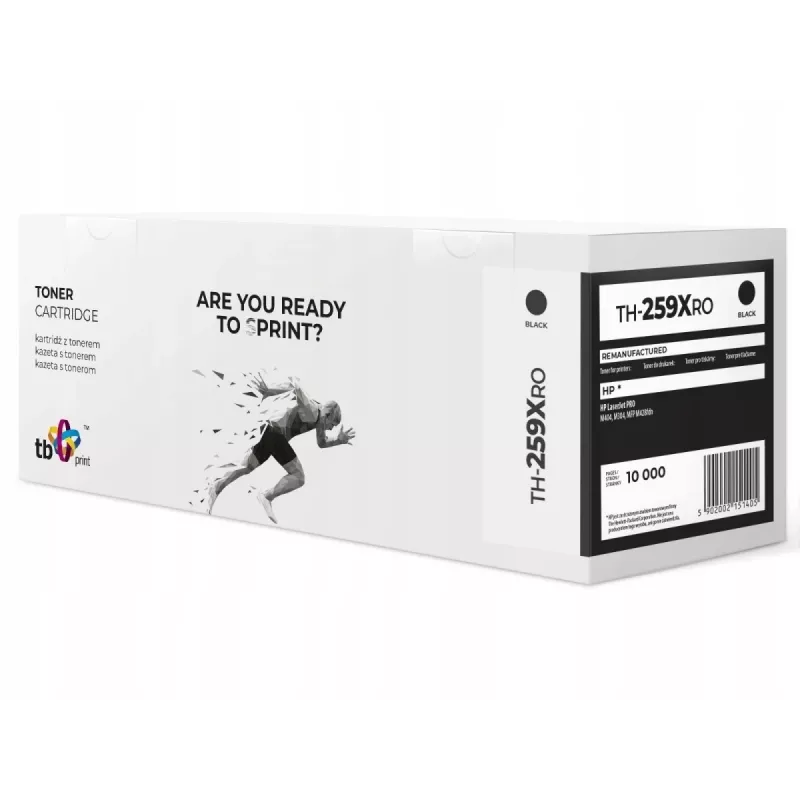 Toner voor HP LJ PRO M404 CF259X TH-259XRO refurbished zwart