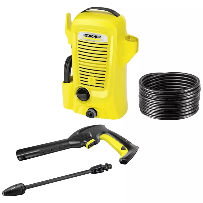 Kärcher K 2 Universal Edition hogedrukreiniger Compact Electric 360 l/h 1400 W Zwart, Geel