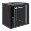 19 inch rackkast QOLTEC 54464 12U 600x635x450 zwart