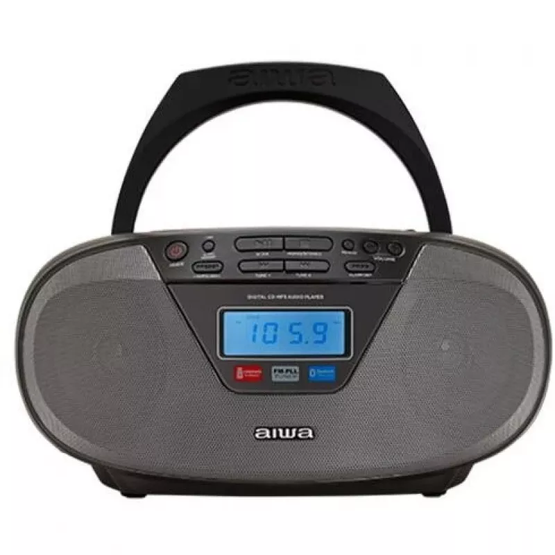 Audiomicrosysteem Aiwa BBTU-400BK, CD/MP3/FM-PLL/BT-speler (zwart)
