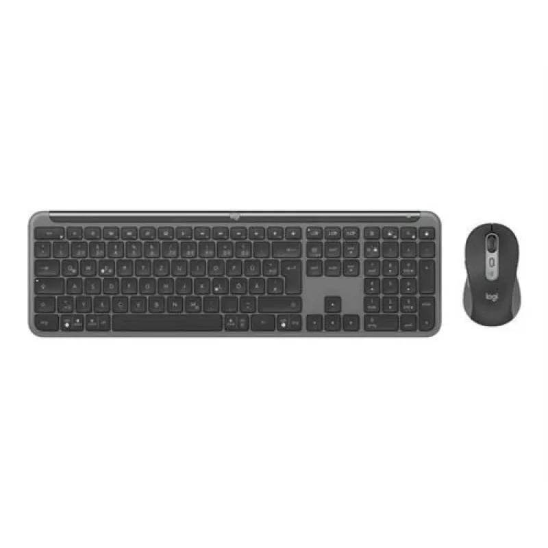 Logitech 920-012483 toetsenbord muis inbegrepen Office RF draadloos + Bluetooth QWERTZ Duits grafiet