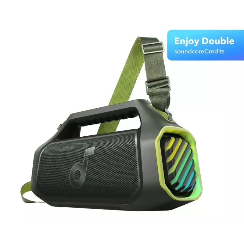 Boom 2 Plus | Krachtige outdoor-bass bluetooth-luidspreker avontuurgroen