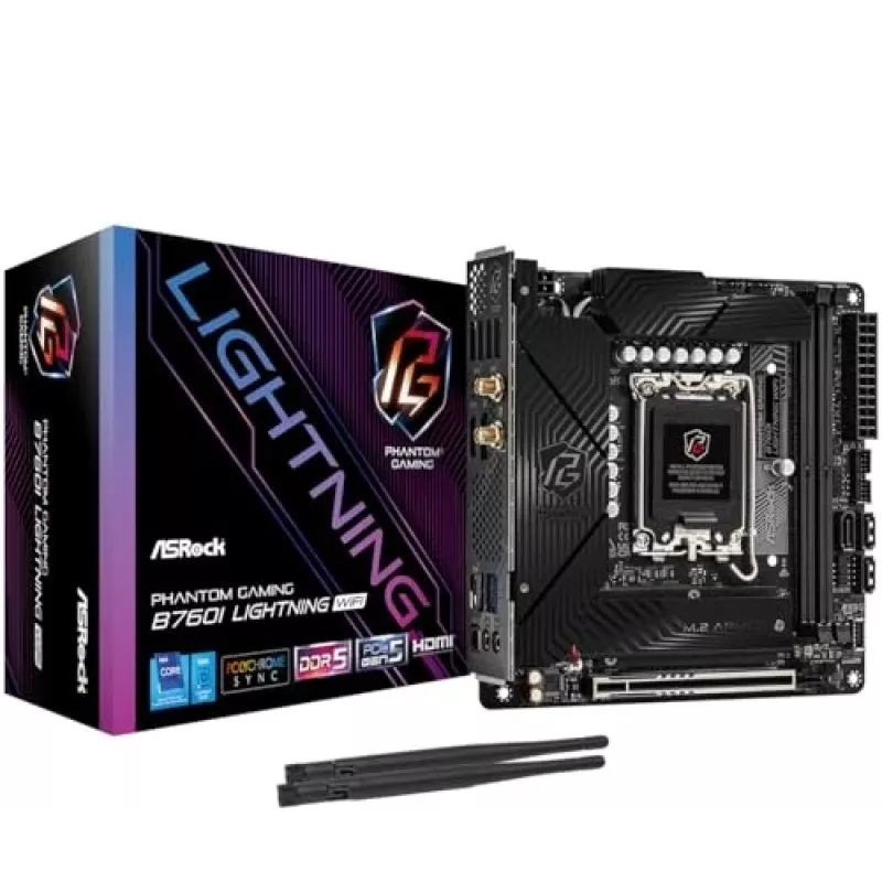 ASRock B760I Lightning WiFi DDR5 Mini-ITX LGA1700 moederbord