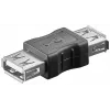 Microconnect USBAFAF kabeladapter USB A zwart