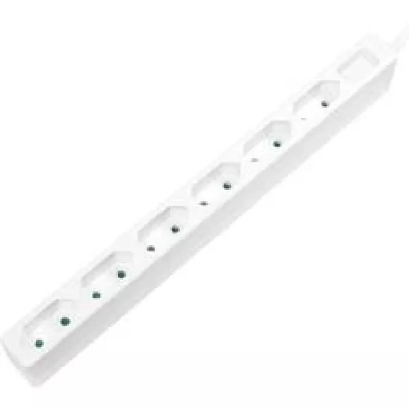 Stroomverlengsnoer LogiLink LPS231 1.5m 6 AC stopcontacten binnen wit