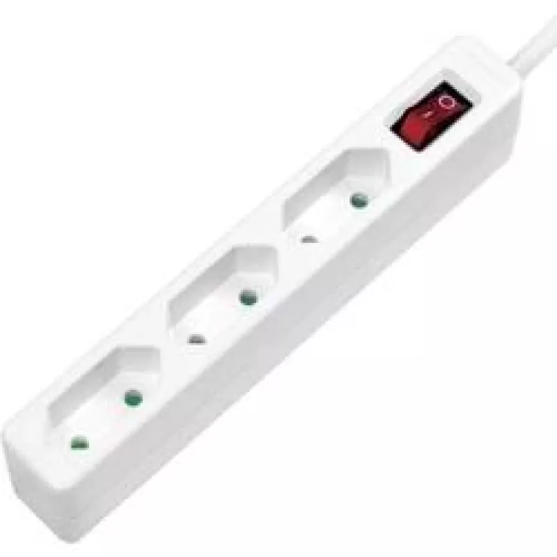 Power Extension LogiLink LPS230 1,5 m 3 AC-uitgangen binnen wit