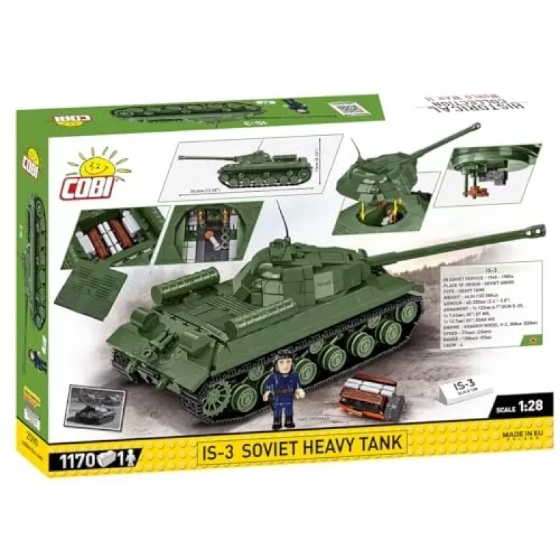 COBI Historical Collection WWII Is-3 Sovjet zware tank
