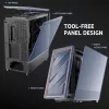 Antec 0-761345-10133-2 computercase midi tower zwart hout