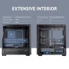Antec 0-761345-10133-2 computercase midi tower zwart hout