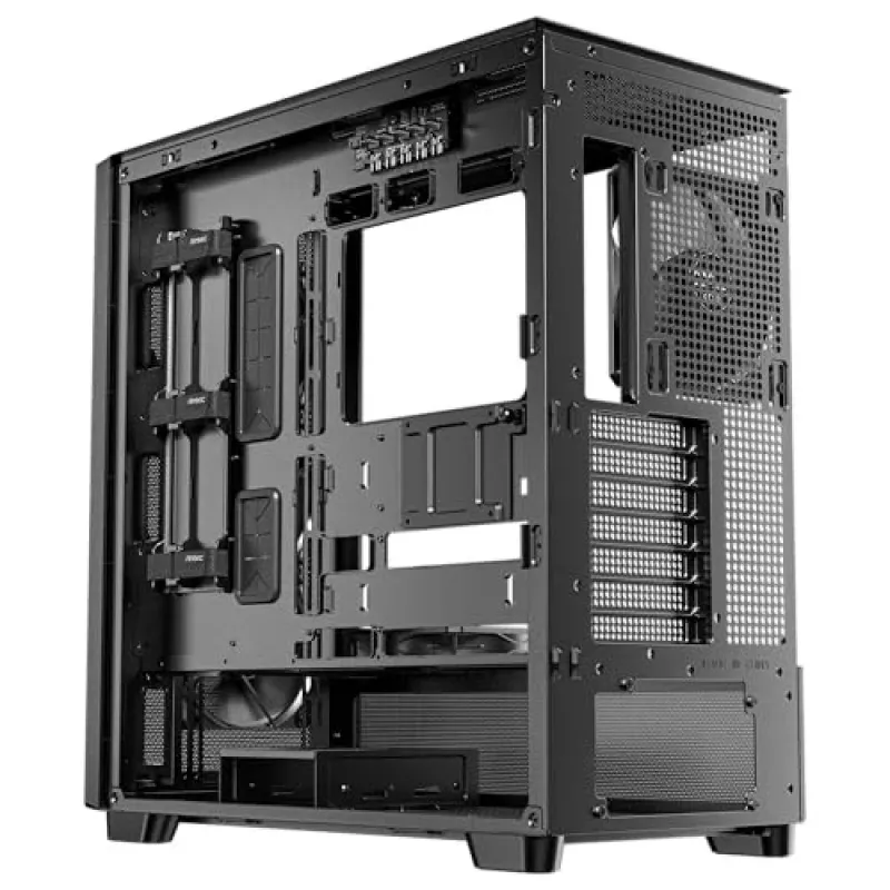 Antec 0-761345-10133-2 computercase midi tower zwart hout