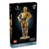 LEGO bouwbare figuur Star Wars C-3PO model 75398 — 1.138 onderdelen, 380 mm display verzamelstuk