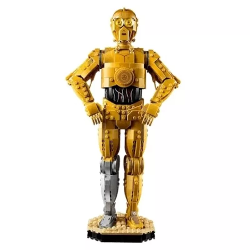 LEGO bouwbare figuur Star Wars C-3PO model 75398 — 1.138 onderdelen, 380 mm display verzamelstuk