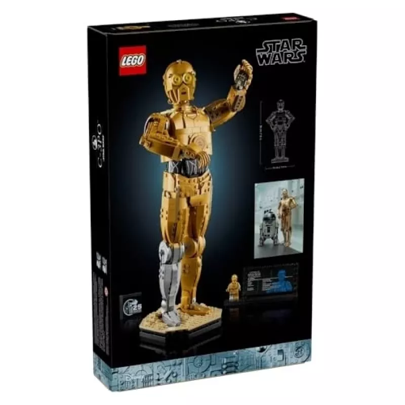 LEGO bouwbare figuur Star Wars C-3PO model 75398 — 1.138 onderdelen, 380 mm display verzamelstuk
