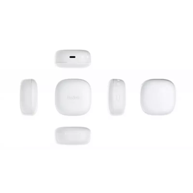 Draadloze in-ear-koptelefoon Xiaomi Buds 6 Play met Bluetooth, USB Type-C-oplading, wit