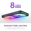 NZXT F280 RGB Core 140mm ARGB PWM 2-pack zwart