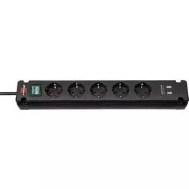 Verlengsnoer Brennenstuhl Bremounta 3m 5 AC Outlets Indoor zwart