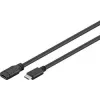 Goobay 45393 USB-kabel zwart