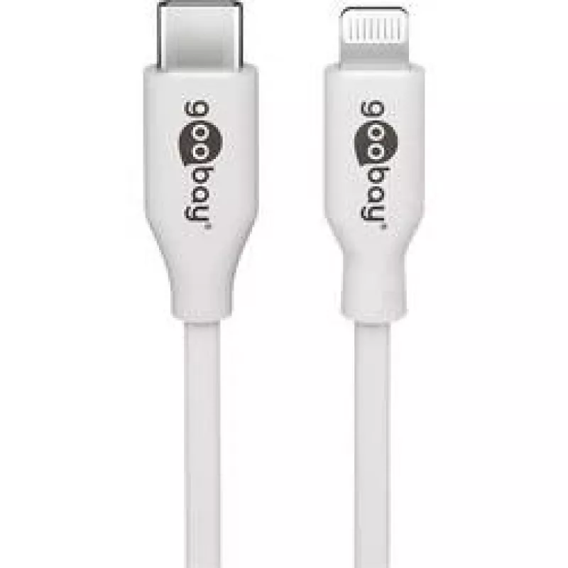 Goobay 39446 USB-kabel USB 2.0 USB-C-stekker Apple Lightning-stekker 1m