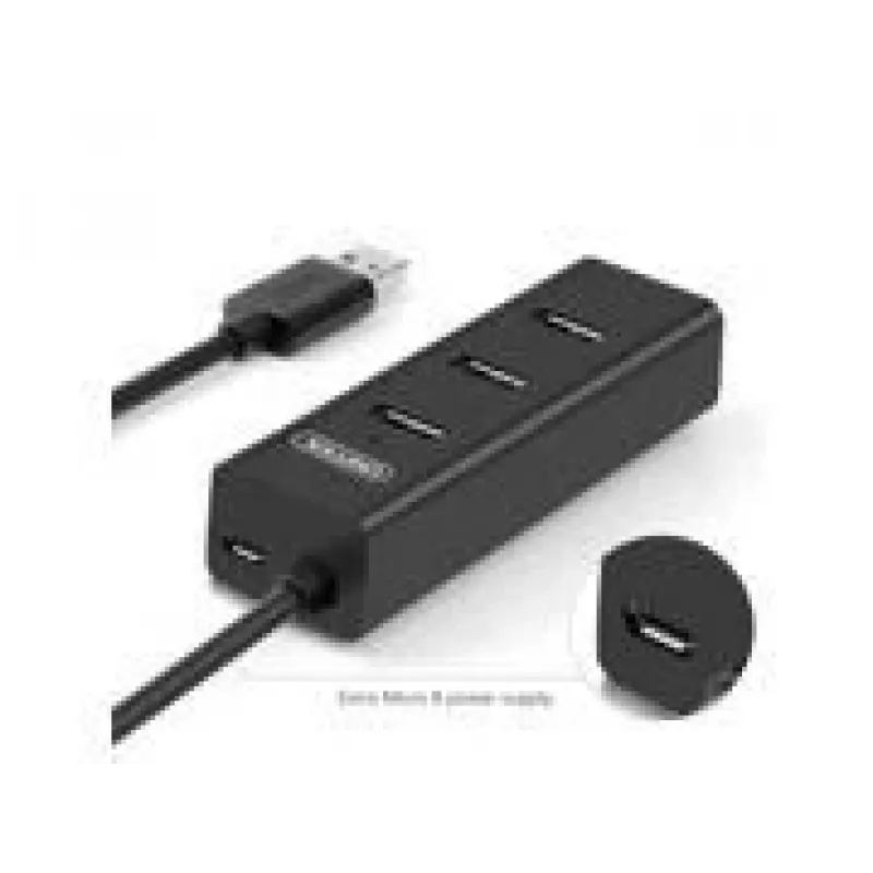 UNITEK Y-3089 interfacehub USB 3.2 Gen 1 (3.1 Gen 1) Type-A 5000 Mbit/s zwart