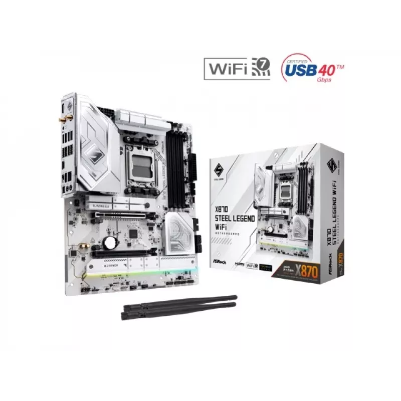 ASRock X870 Steel Legend WiFi AM5 ATX moederbord