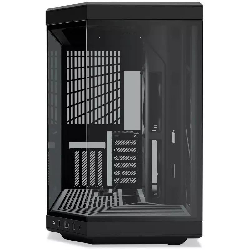 HYTE Y70 CS-HYTE-Y70-B Midi Tower pc-behuizing, E-ATX, gehard glas, Pitch Black