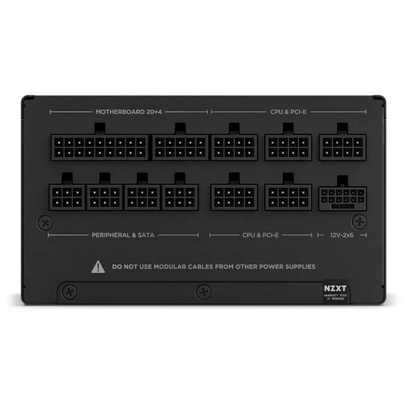Voeding NZXT C-serie C850 850W, modulair, 80+ Gold, ATX 3.1