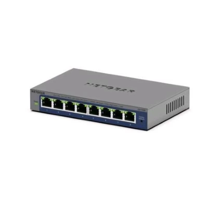 NETGEAR GS108Ev4 unmanaged L2/L3 Gigabit Ethernet (10/100/1000) grijs
