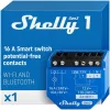 1 GEN3 slim wifi-relais met potentiaalvrij contact, domoticaschakelaar, compatibel met Al - Shelly