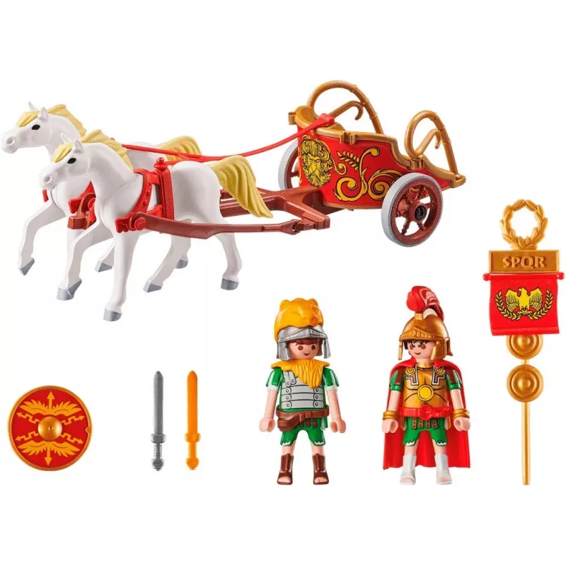 Set Asterix 71543 Romeinse strijdwagen
