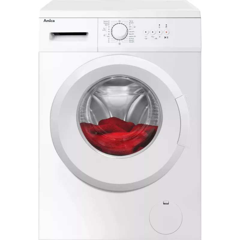 Amica WA0S610DO wasmachine, voorlader, 6 kg, 1000 tpm, wit