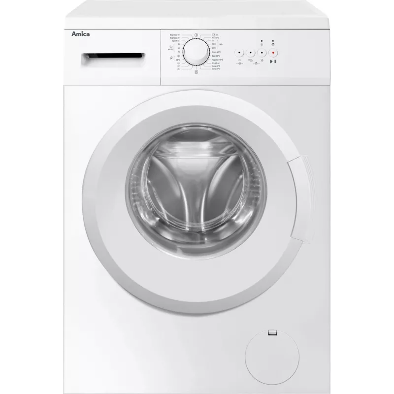 Amica WA0S610DO wasmachine, voorlader, 6 kg, 1000 tpm, wit