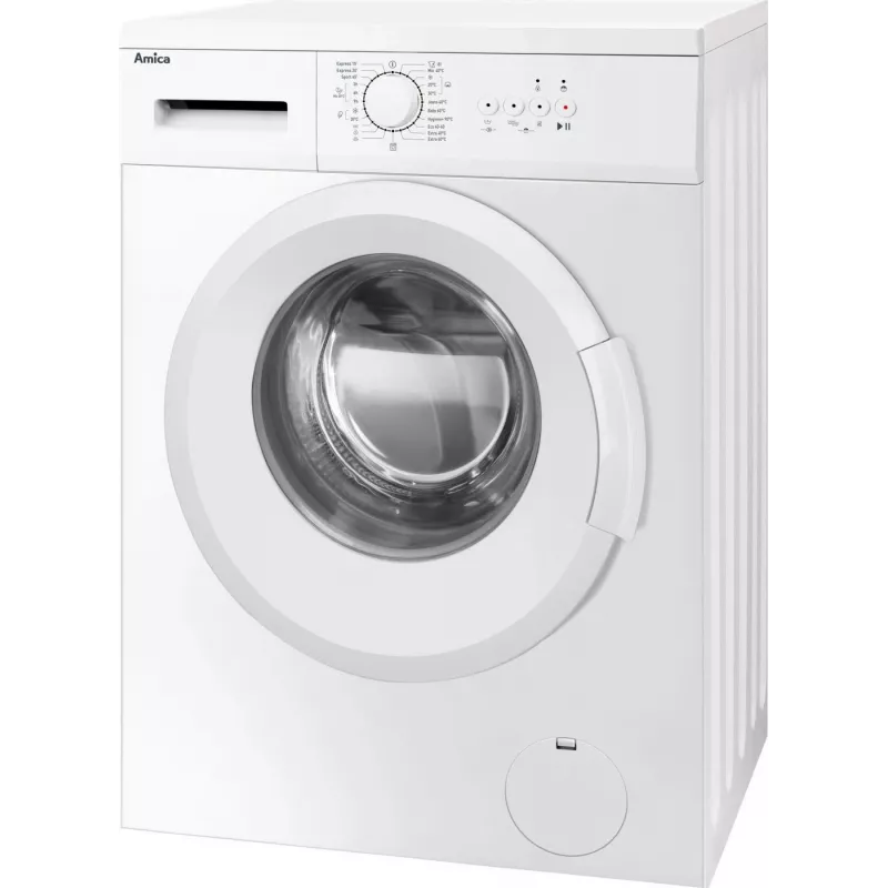 Amica WA0S610DO wasmachine, voorlader, 6 kg, 1000 tpm, wit