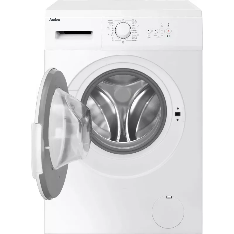 Amica WA0S610DO wasmachine, voorlader, 6 kg, 1000 tpm, wit