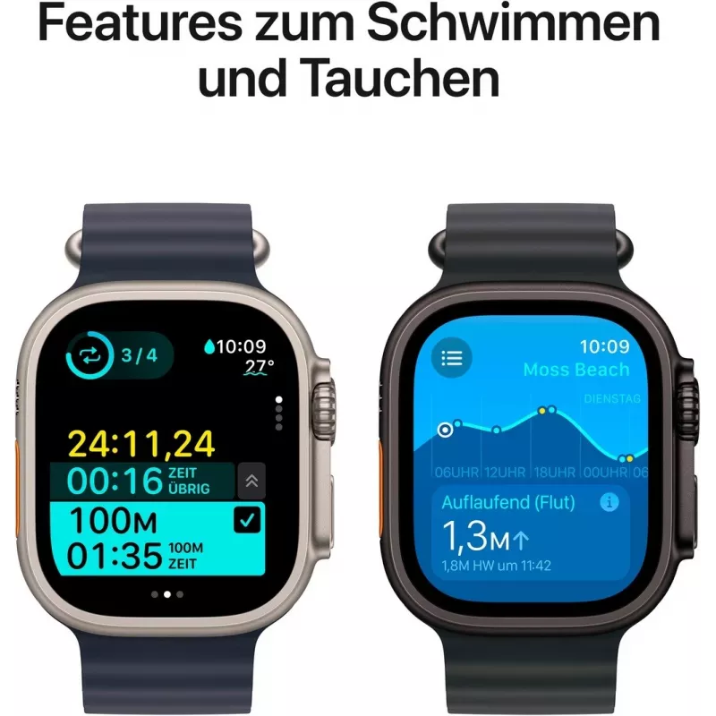 Apple Watch Ultra 2 - 49 mm - natuurlijk titanium