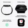 APPLE Watch Series 10 GPS 46 mm zilveren aluminium behuizing met Blue Cloud Sport Loop