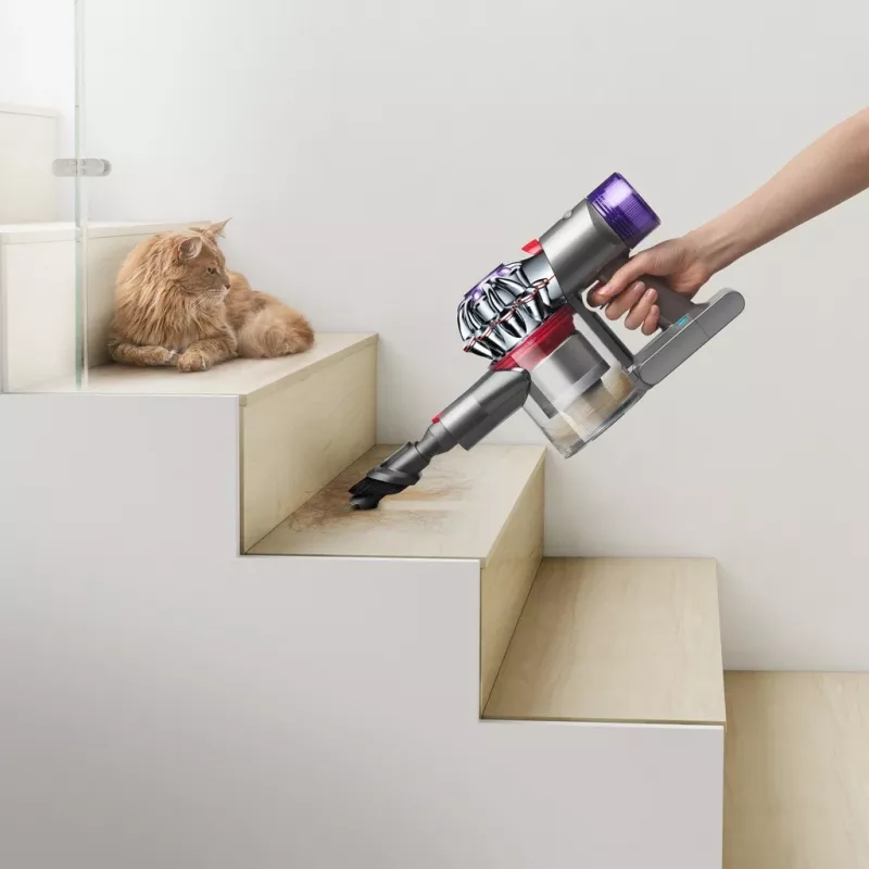 Dyson V8 Advanced 2-in-1 accu-stofzuiger, zakloos, nikkel, zilver