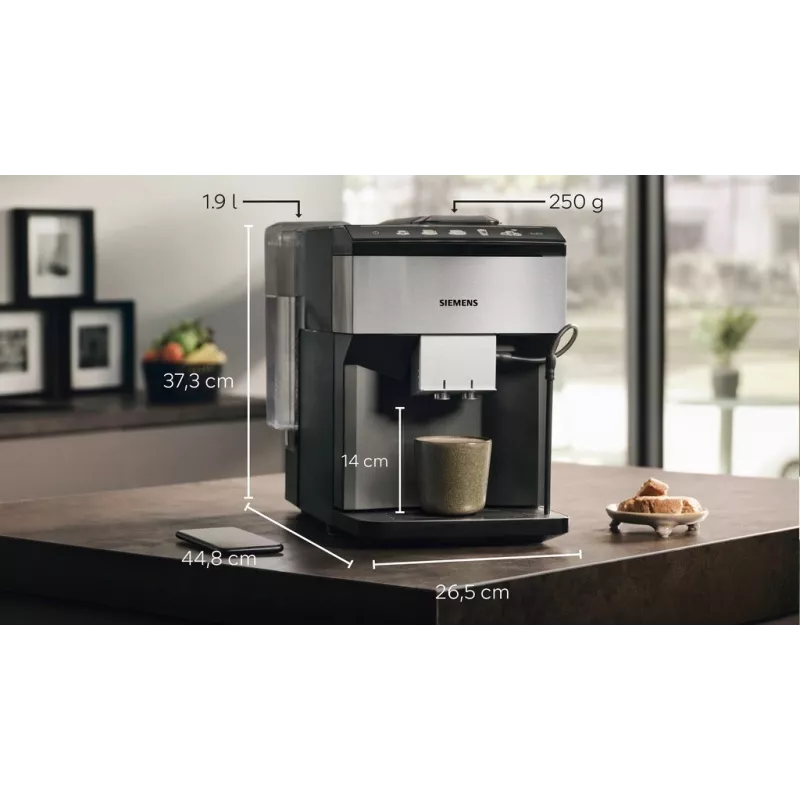 Siemens EQ.500 TP516DX3 volautomatische koffiemachine 1,9 L