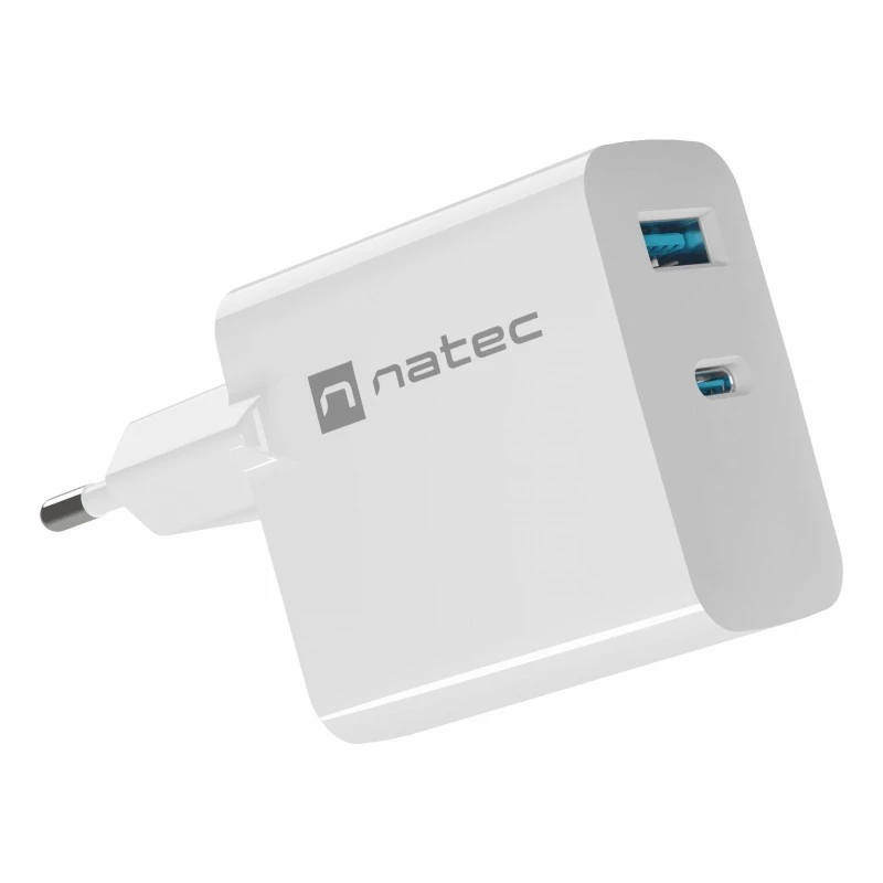 NATEC NUC-2144 oplader voor mobiele apparaten universeel wit AC snelladen binnen