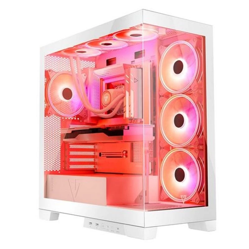 MODECOM Volcano SPACE MIDI USB 3.0 X 2 CYPE-C zwart