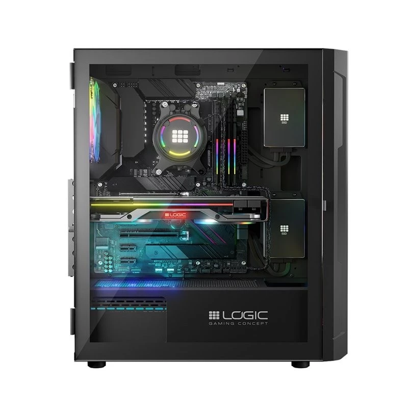 Logic ARAMIS ARGB MINIDI USB 3.0 behuizing zwart