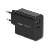 Voeding QOLTEC 51717 45W 20V 3A AC-oplader voor binnen voor smartwatch, zwart