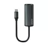 SAVIO-adapter USB-C 3.1 Gen.1 (M) naar RJ-45 Gigabit Ethernet (F), 1000 Mbps, AK-56, grijs