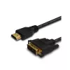 Savio CL-139 kabel en adapter video 1,8 m DVI-A HDMI Type-A (standaard) zwart