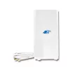 Qoltec 57013 rondstralende 4G LTE-binnenantenne, 2x SMA, 0,6-2,7 GHz, 30 dBi, verticale polarisatie, 50 Ω, wit ABS