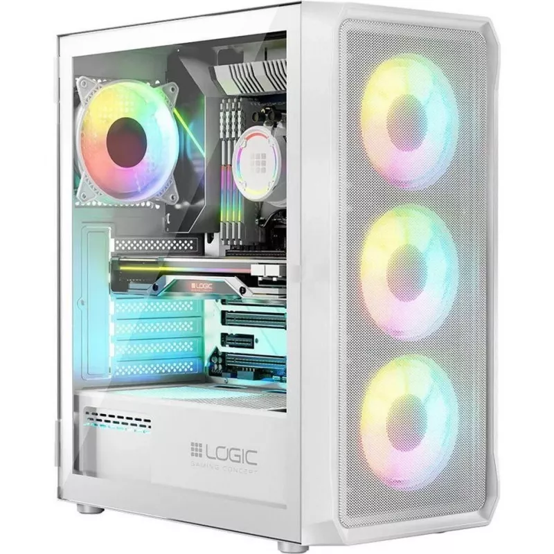 Logic PORTOS ARGB MINIDI USB 3.0 behuizing wit